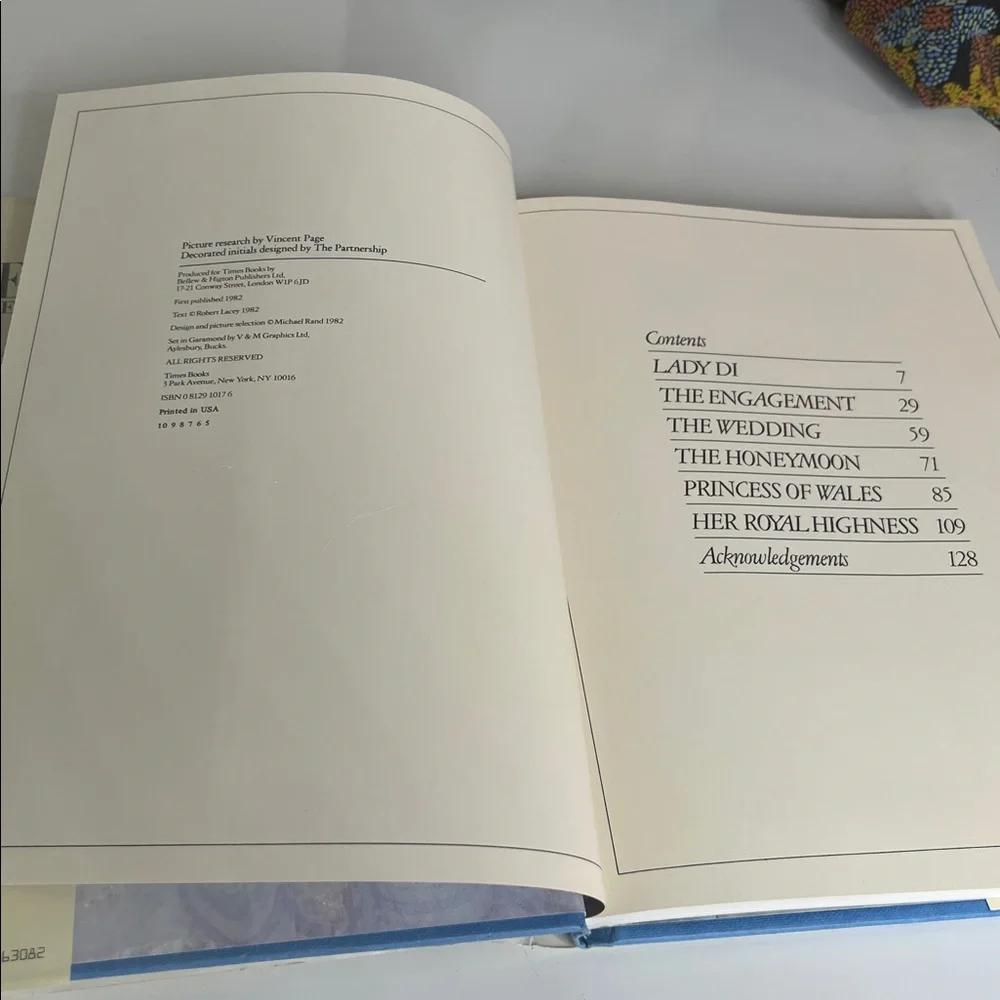Princess Diana Book and Royal Postcards